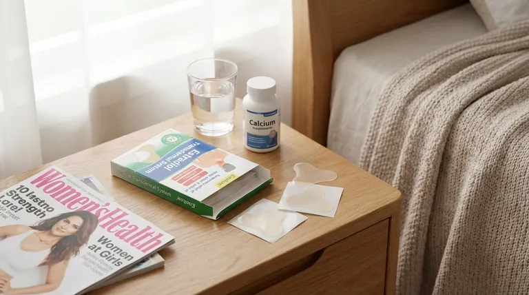 エストラジオール皮膚パッチの目的は?更年期障害の症状を和らげ、骨の健康を守る