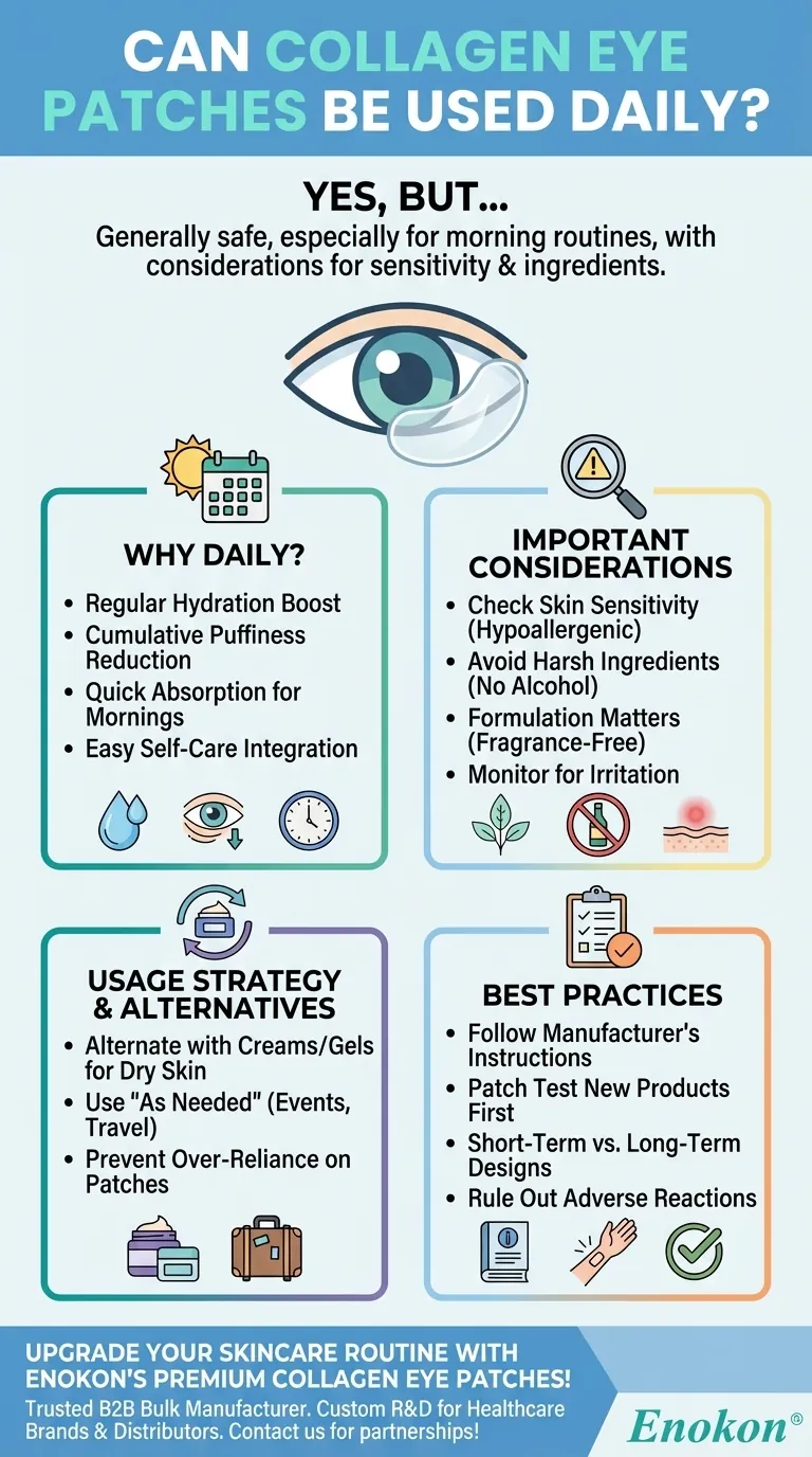 Os pensos de colagénio para os olhos podem ser usados diariamente?Benefícios e dicas de utilização segura Guia Visual