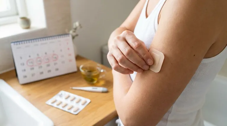 避妊パッチは月経周期に影響する?ホルモンの影響と周期コントロールの説明
