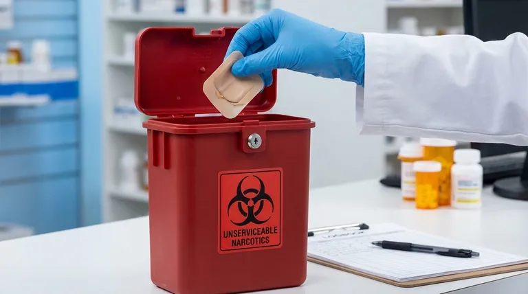 Como é que as farmácias devem tratar os adesivos de fentanilo devolvidos?Diretrizes essenciais de segurança e conformidade