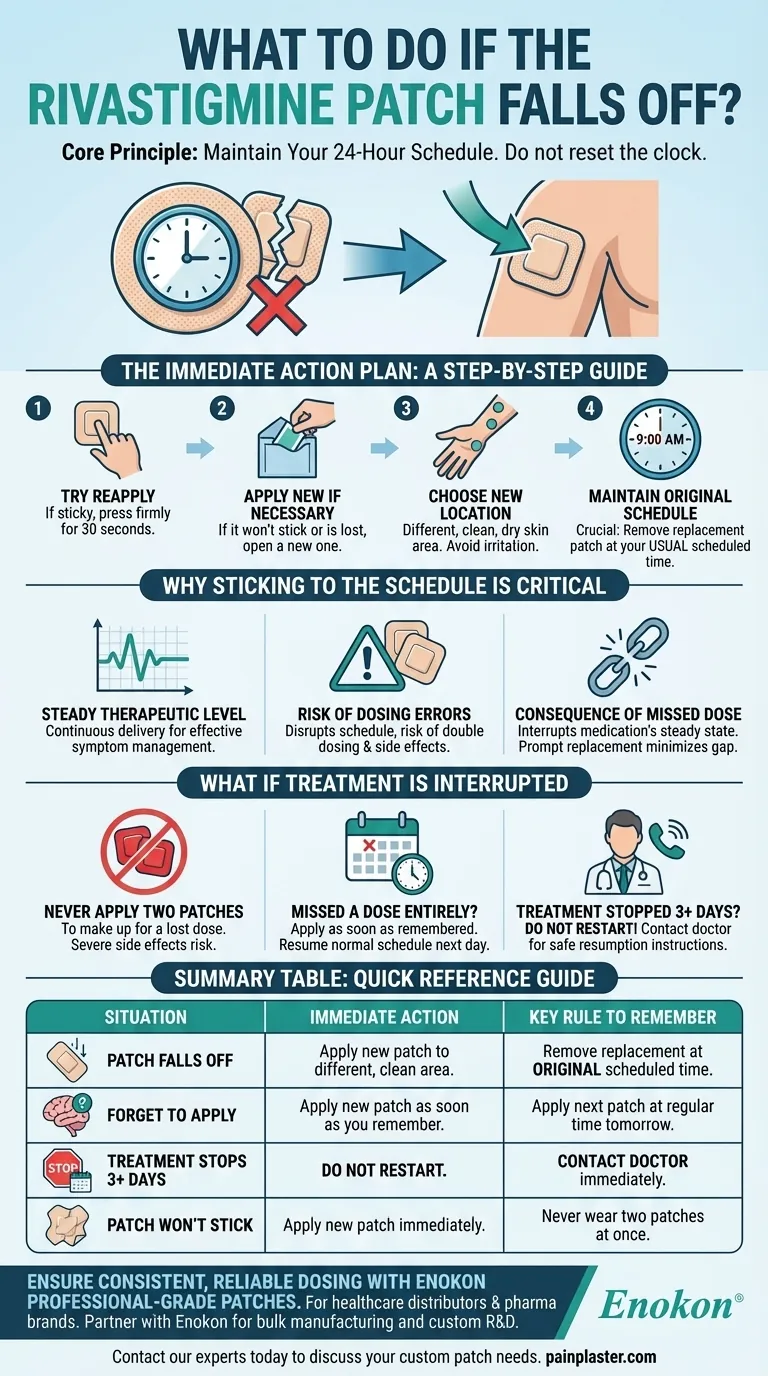 リバスチグミンパッチが剥がれた場合はどうすればよいですか？クイックフィックス＆エキスパートヒント ビジュアルガイド