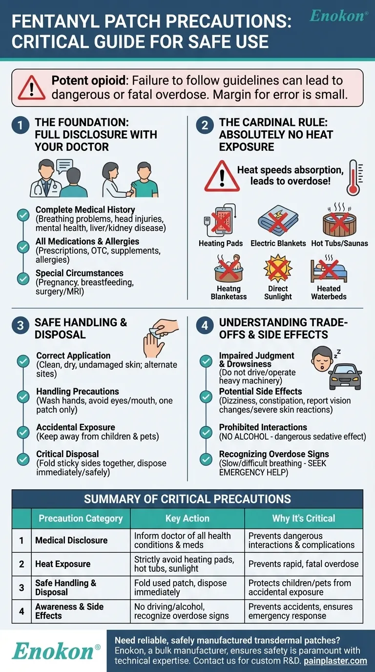 使用芬太尼贴片前有哪些注意事项？疼痛治疗的基本安全指南 图解指南