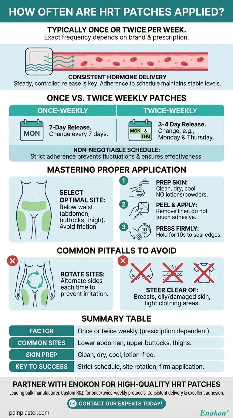 激素治疗贴一般多久贴一次？优化您的激素治疗程序 图解指南