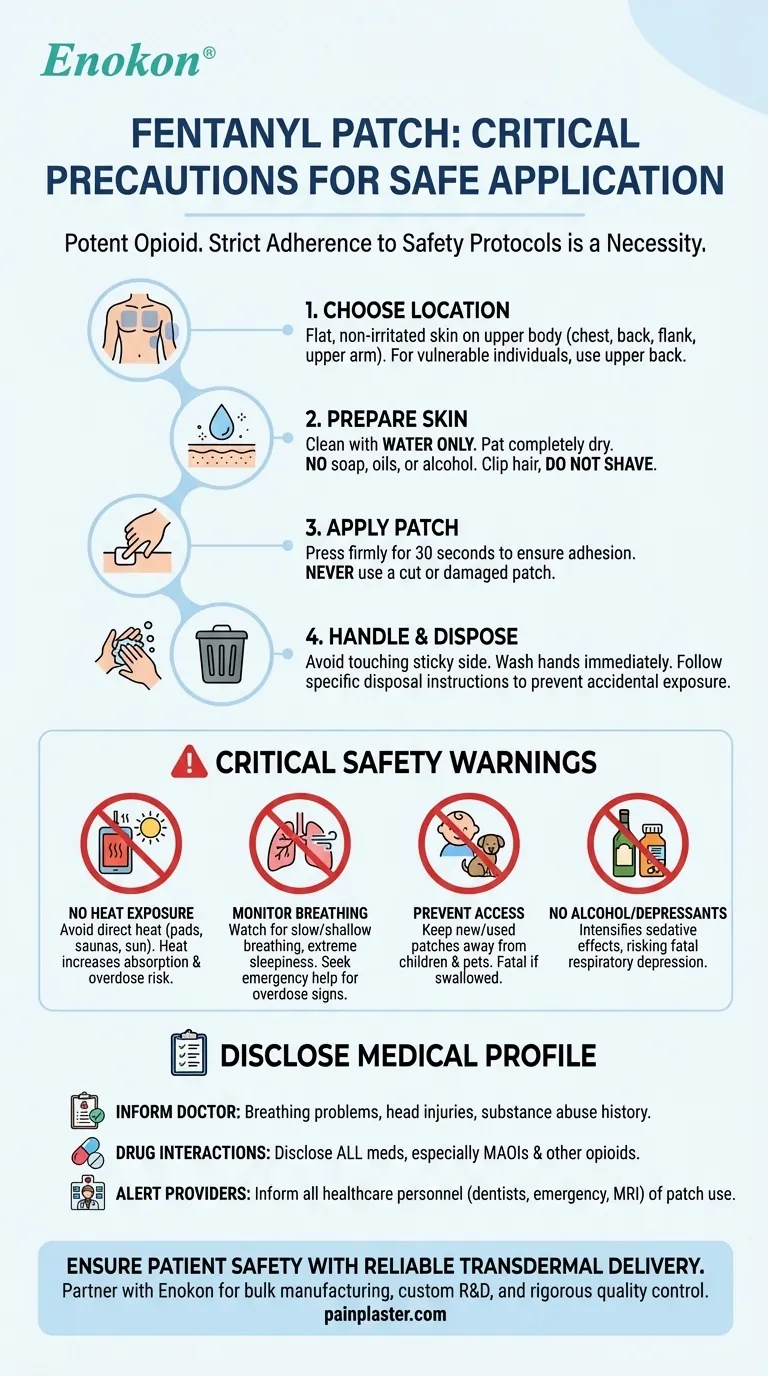 Какие меры предосторожности следует соблюдать при применении фентанилового пластыря?Основные советы по безопасности для эффективного обезболивания Визуальное руководство