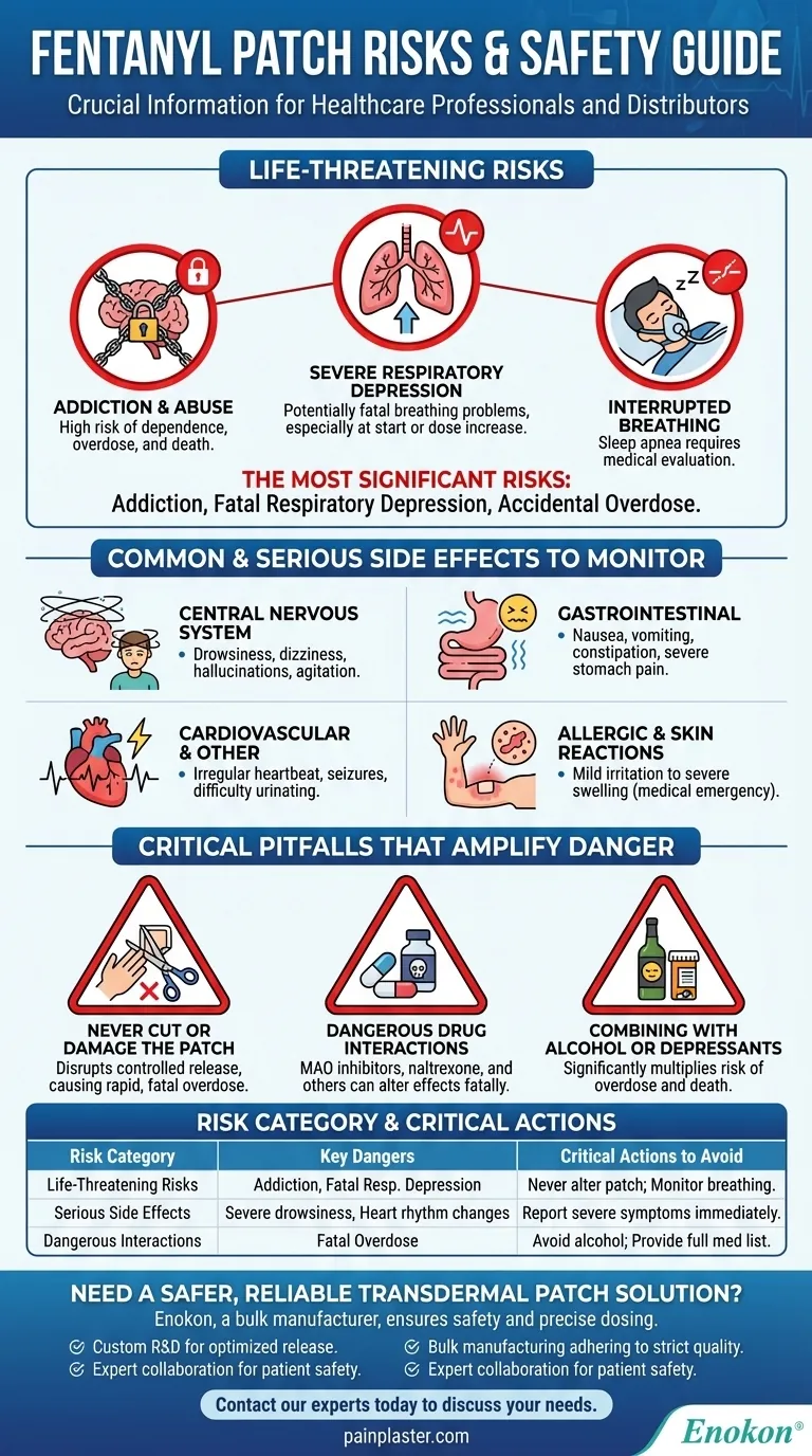What are the risks of fentanyl patches? Avoid Fatal Overdose and Dangerous Side Effects Visual Guide