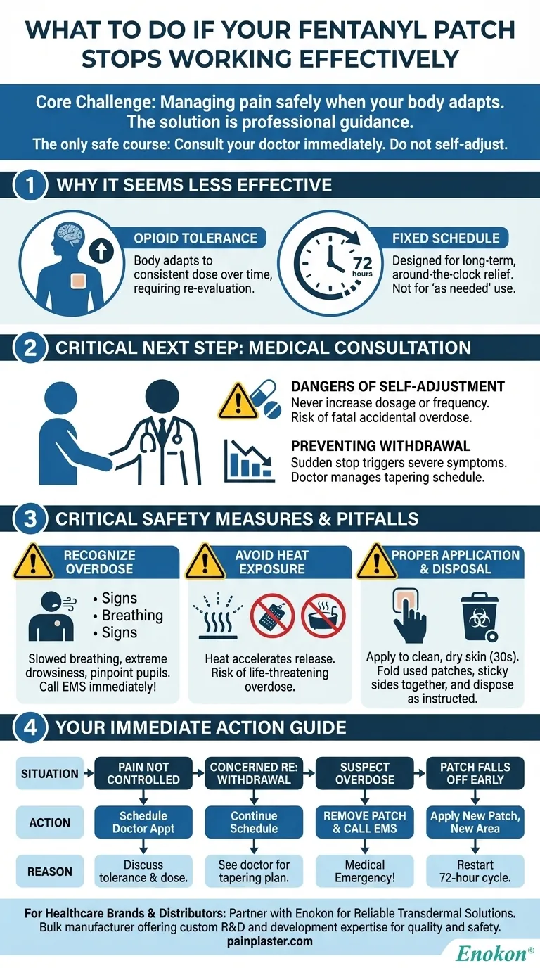 如果芬太尼贴片不再有效，应该怎么办？恢复缓解的关键步骤 图解指南