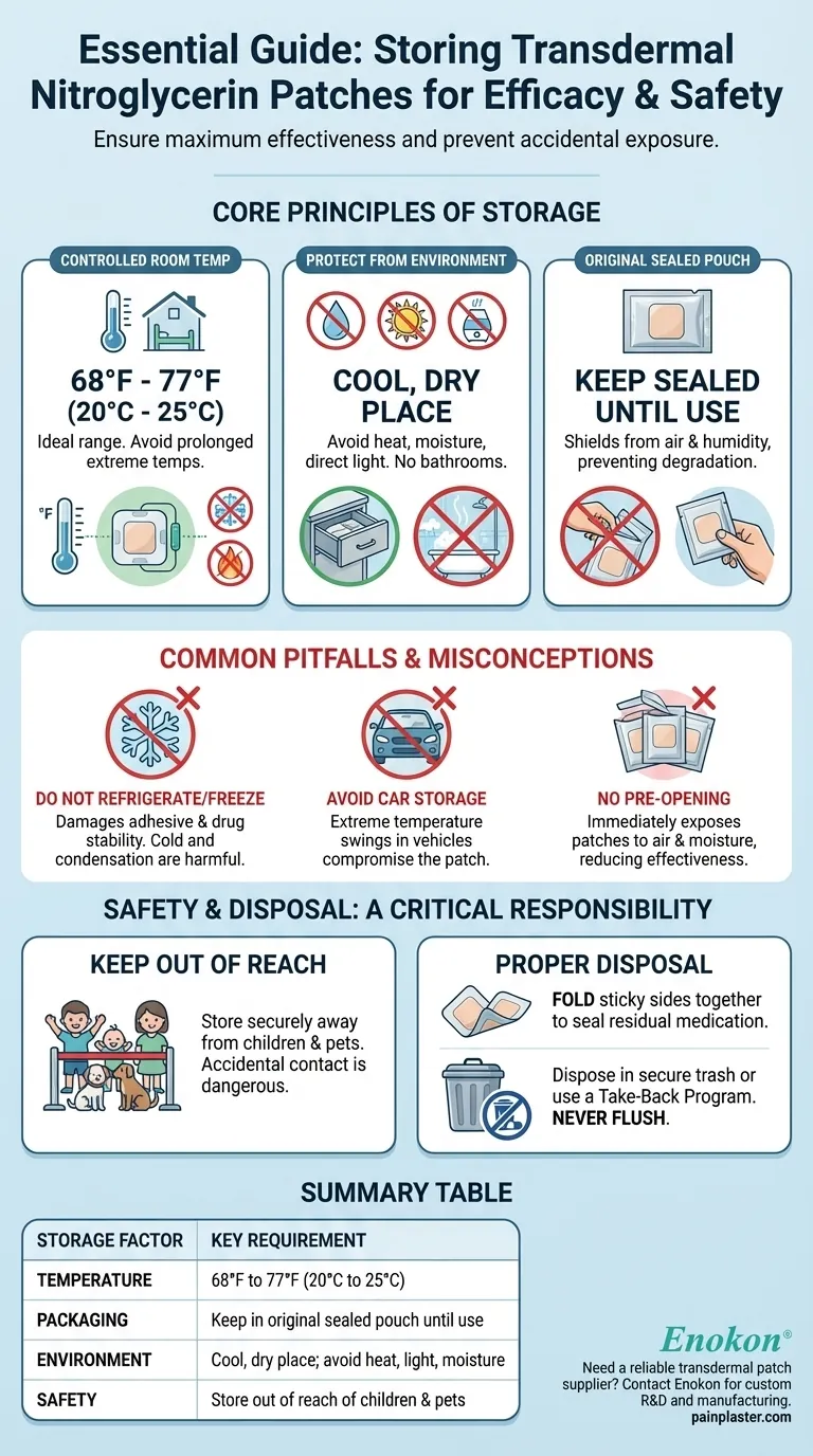 経皮ニトログリセリンパッチはどのように保管すべきか？安全で効果的な使用のための必須ガイドライン ビジュアルガイド