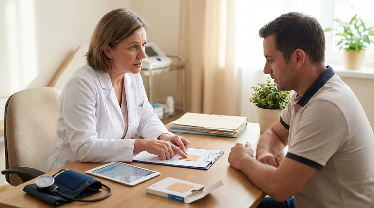 Que condições de saúde devem ser discutidas antes de utilizar nitroglicerina transdérmica?Garantir um tratamento seguro