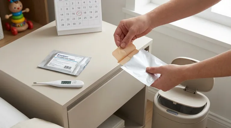 如何储存和处置利伐斯的明贴片？基本安全和护理提示