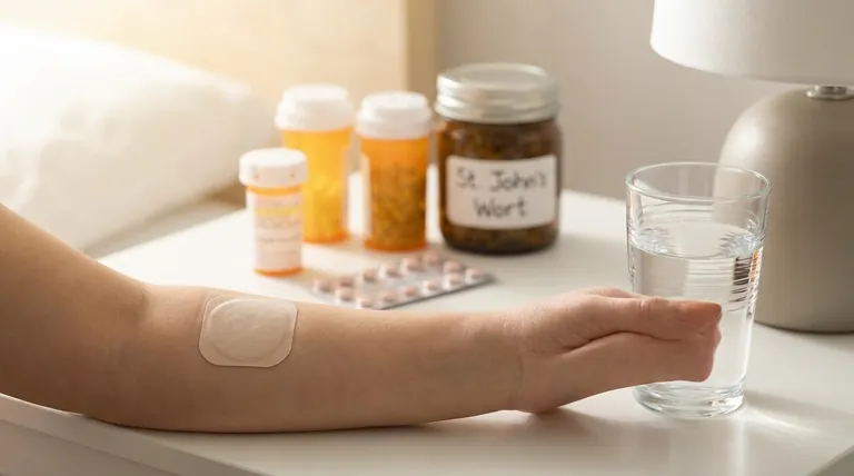 避妊パッチと相互作用する可能性のある薬やハーブ製品は?これらの危険な組み合わせを避ける