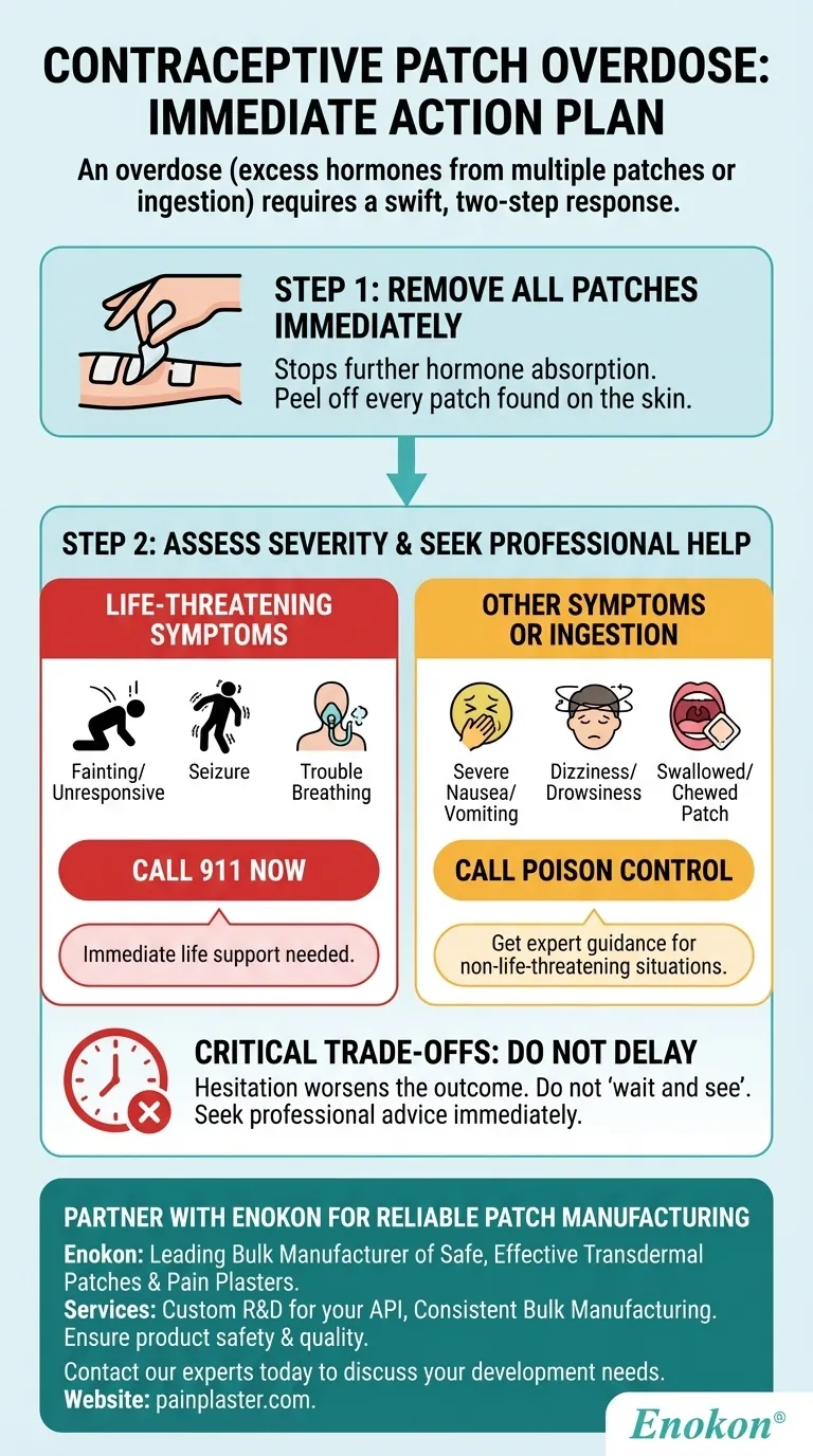 避妊パッチを過剰摂取した場合の対処法は？緊急時の措置と専門家のアドバイス ビジュアルガイド