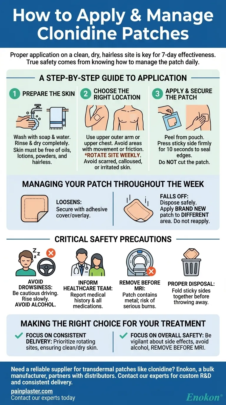 How should clonidine patches be applied? A Complete Guide for Safe and Effective Use Visual Guide