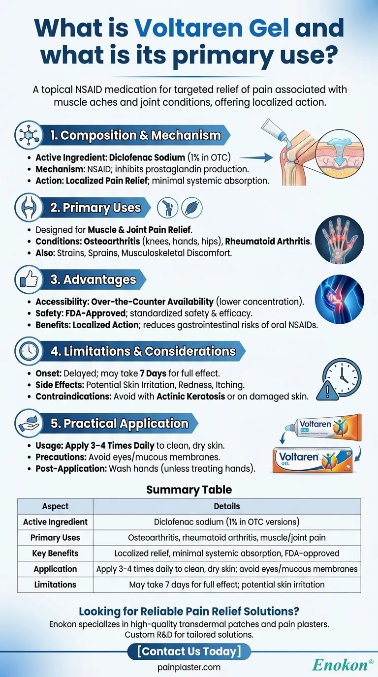 ボルタレン ゲルとは何ですか？標的疼痛緩和の手引き ビジュアルガイド