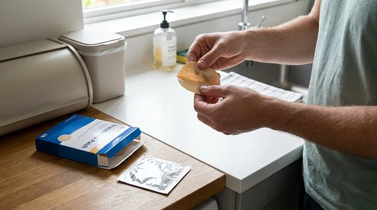 Como é que o adesivo de escopolamina deve ser armazenado e eliminado?Diretrizes de segurança essenciais