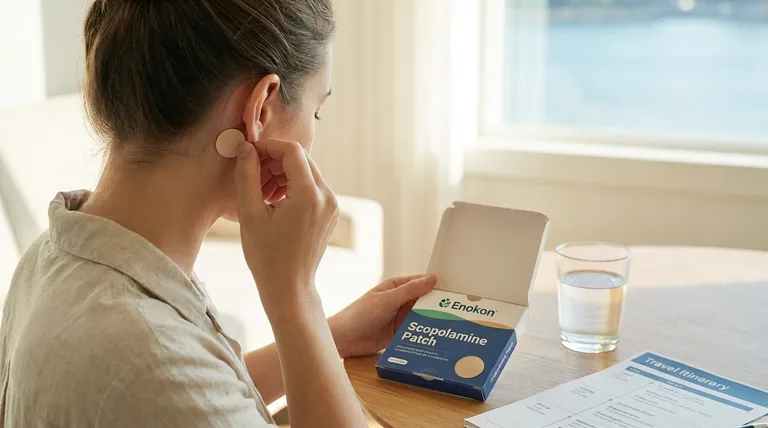 スコポラミンパッチの内服薬に対する利点は?副作用のない優れたリリーフ