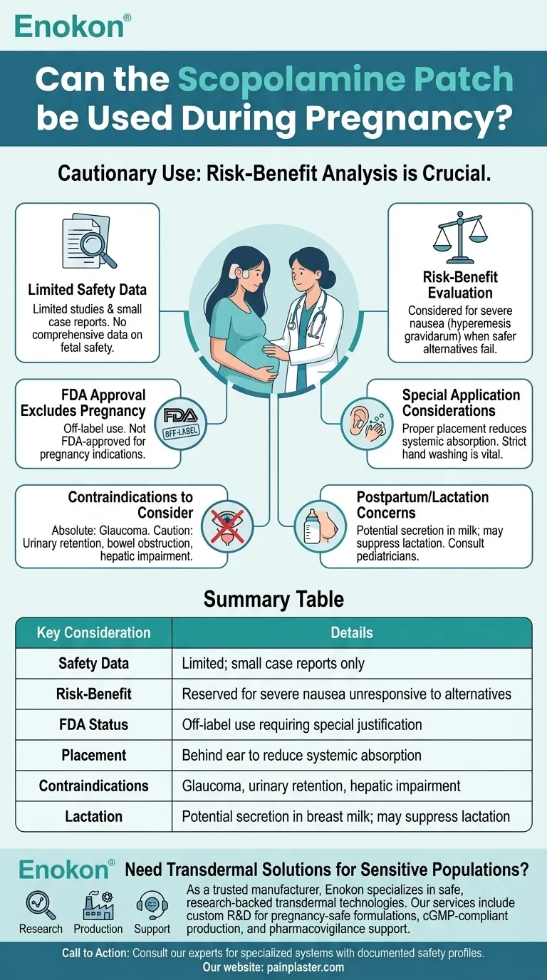 怀孕期间可以使用东莨菪碱贴片吗？风险与安全指南 图解指南