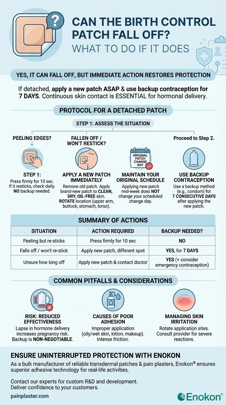 避妊パッチは剥がれる？剥離の対処法と保護された状態を保つ方法 ビジュアルガイド