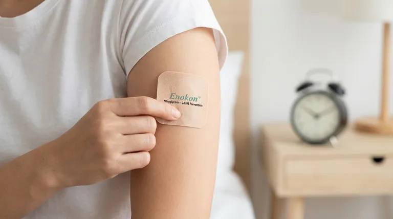 ニトログリセリン経皮パッチの目的は?慢性CADに対する確実な狭心症予防