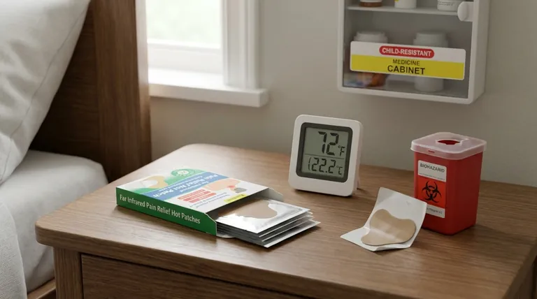 How should nitroglycerin patches be stored and disposed of? A Guide to Safe Handling