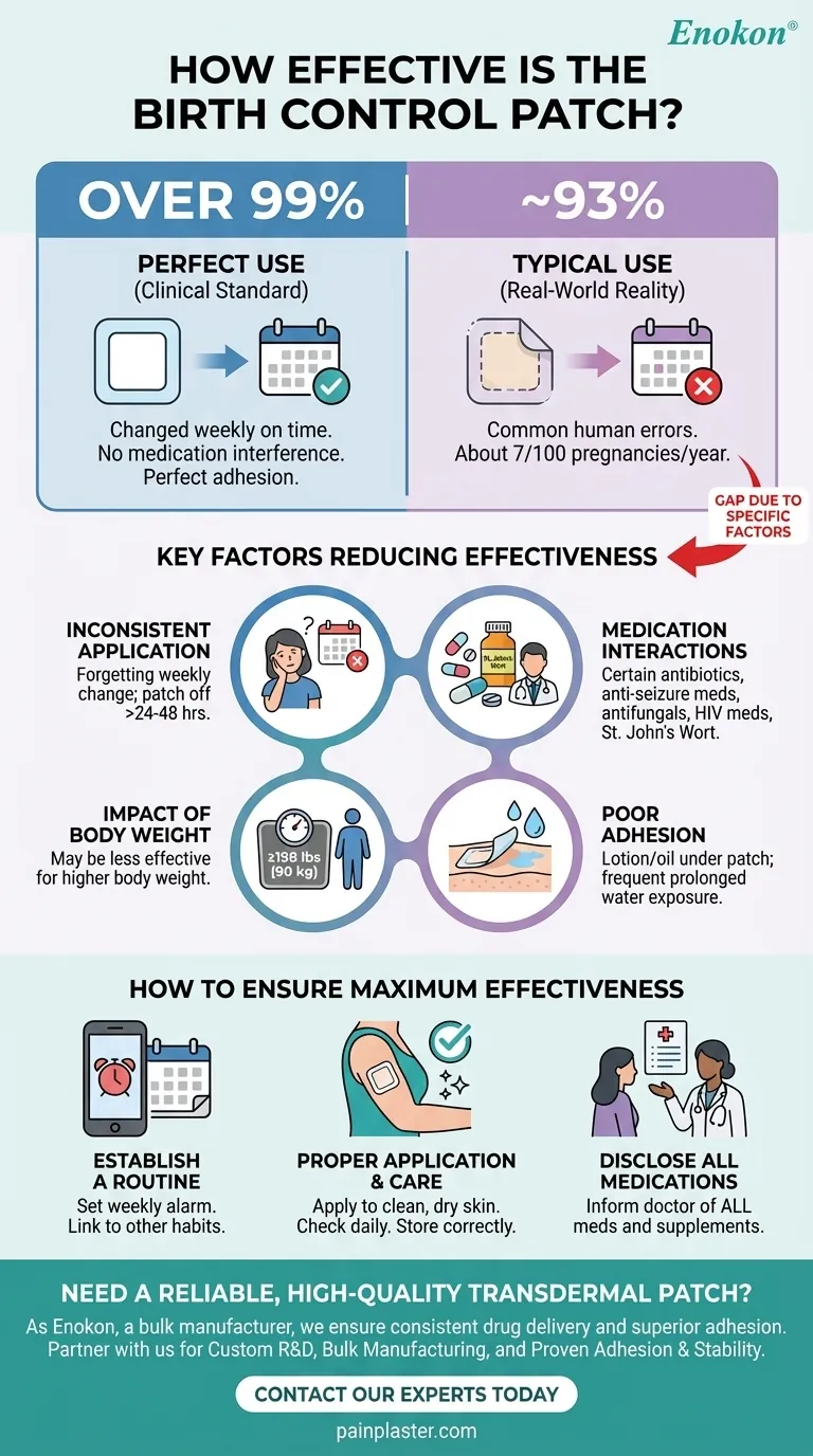 避孕贴的效果如何，影响其效果的因素有哪些？ 图解指南