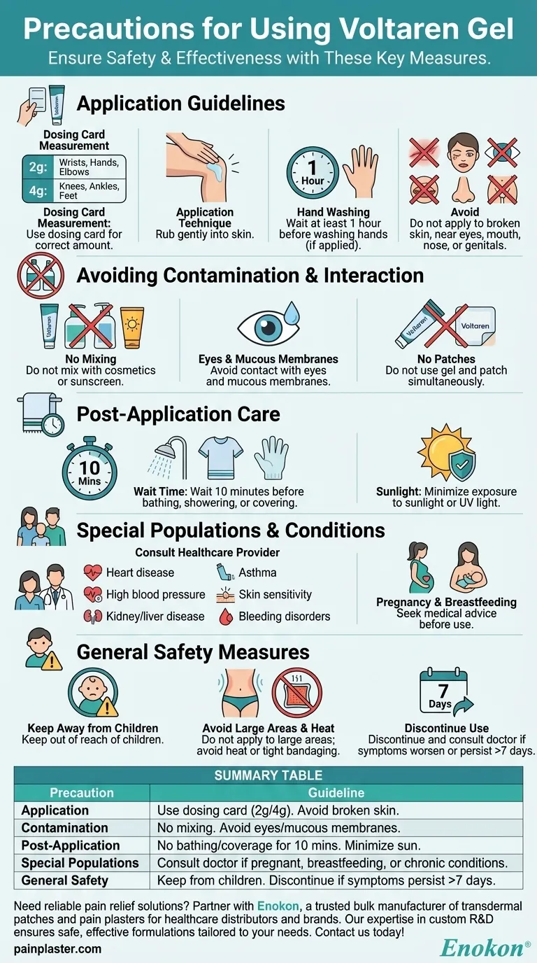 ボルタレンゲルの使用上の注意は？安全で効果的な鎮痛のために ビジュアルガイド
