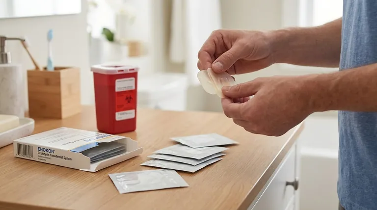 奥昔布宁贴片应如何储存和处置?基本安全和储存提示