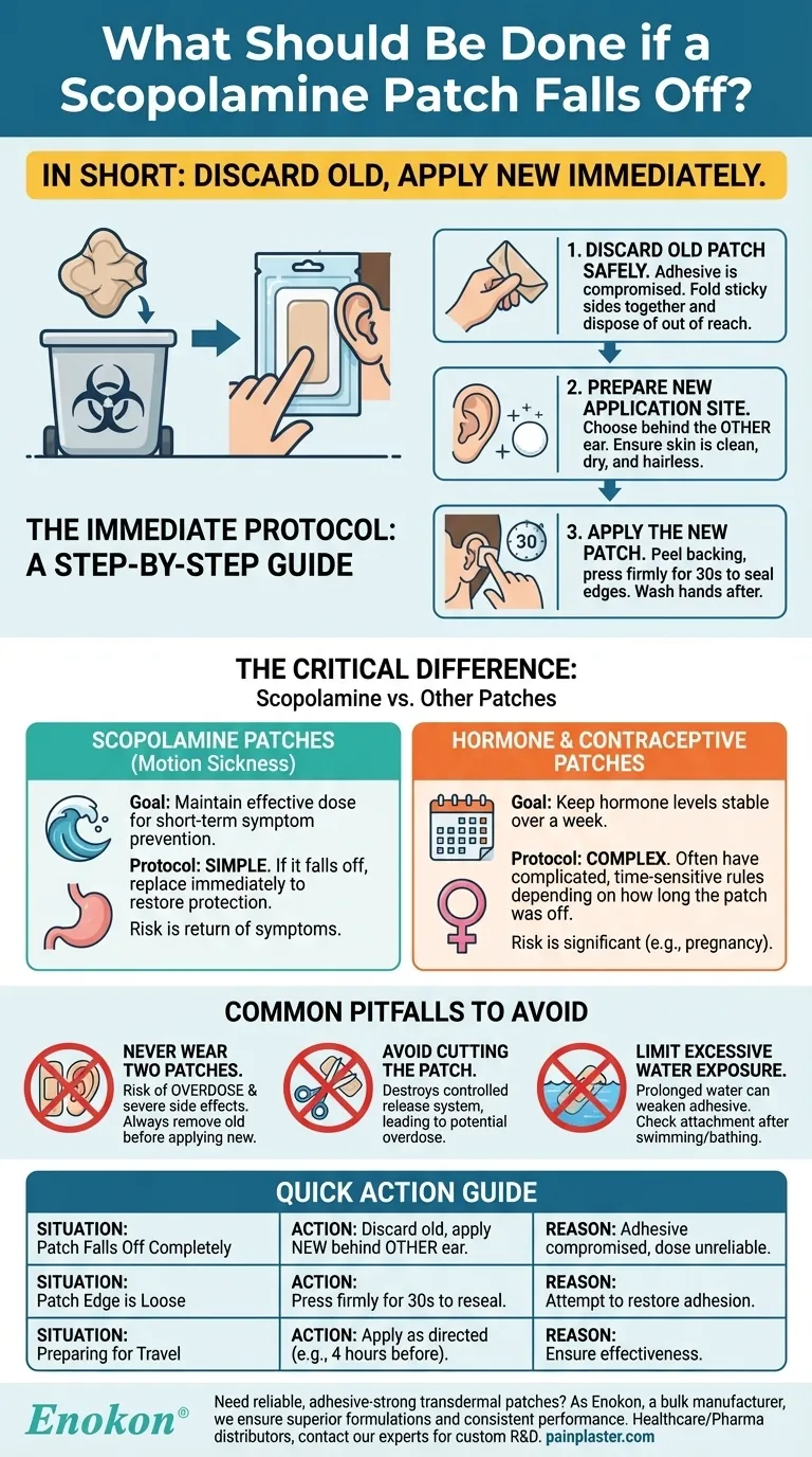 ¿Qué hay que hacer si se cae un parche de escopolamina?Soluciones rápidas y consejos de seguridad Guía Visual