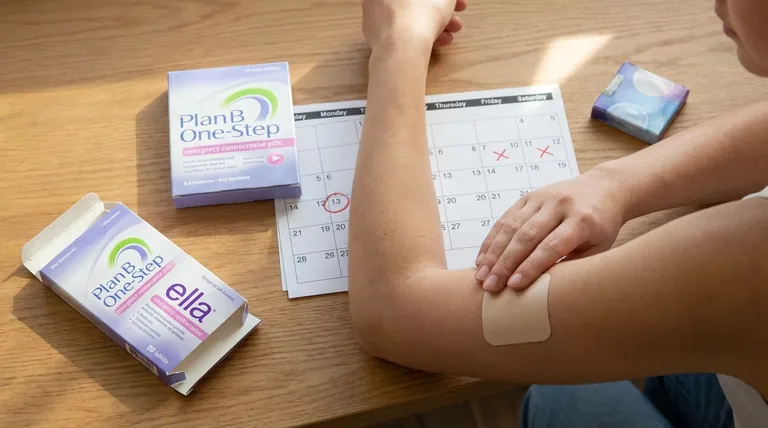 Como é que o adesivo contracetivo deve ser utilizado depois de tomar a contraceção de emergência?Momento e dicas