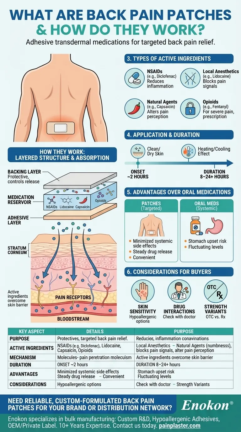 什么是背痛贴片，它们如何发挥作用？不用吃药就能有针对性地缓解疼痛 图解指南