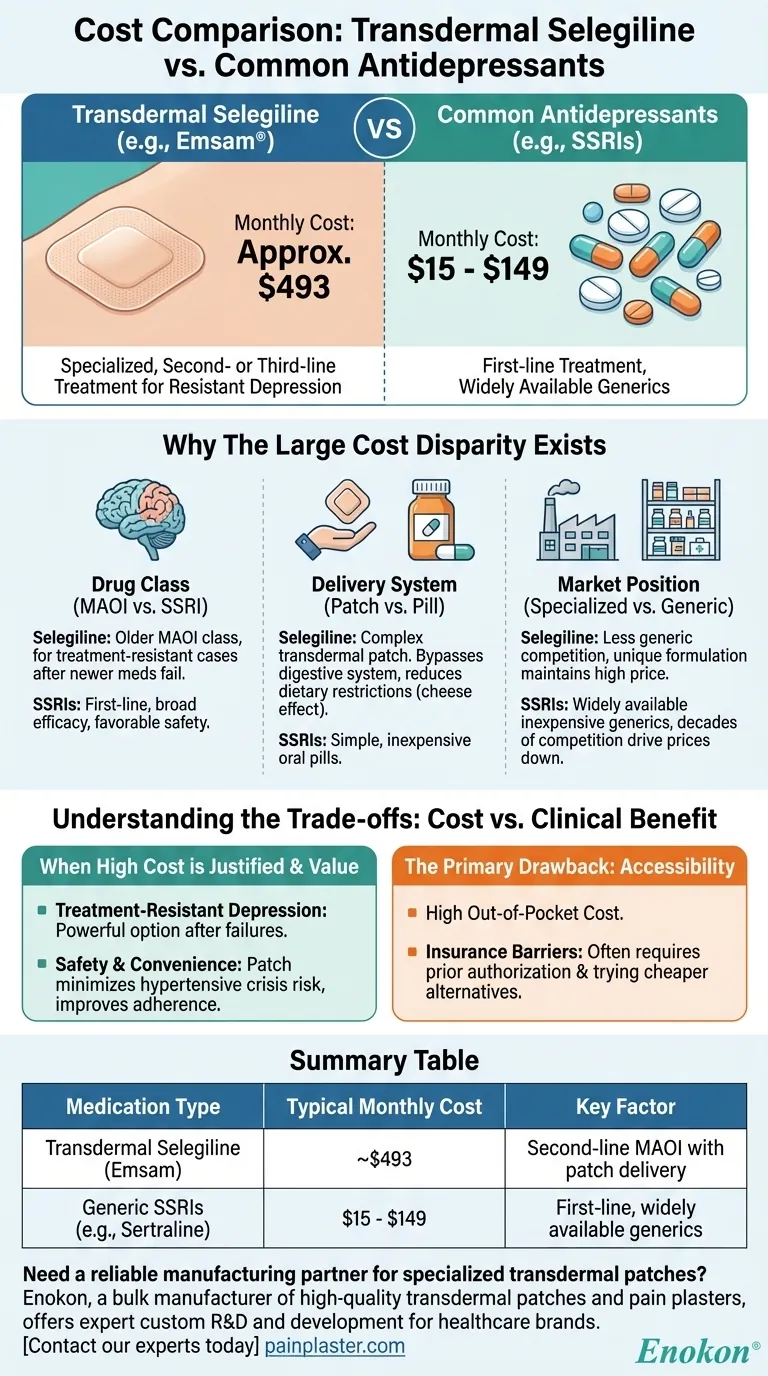 透皮西格列汀与其他抗抑郁药的成本比较？定价和主要区别 图解指南
