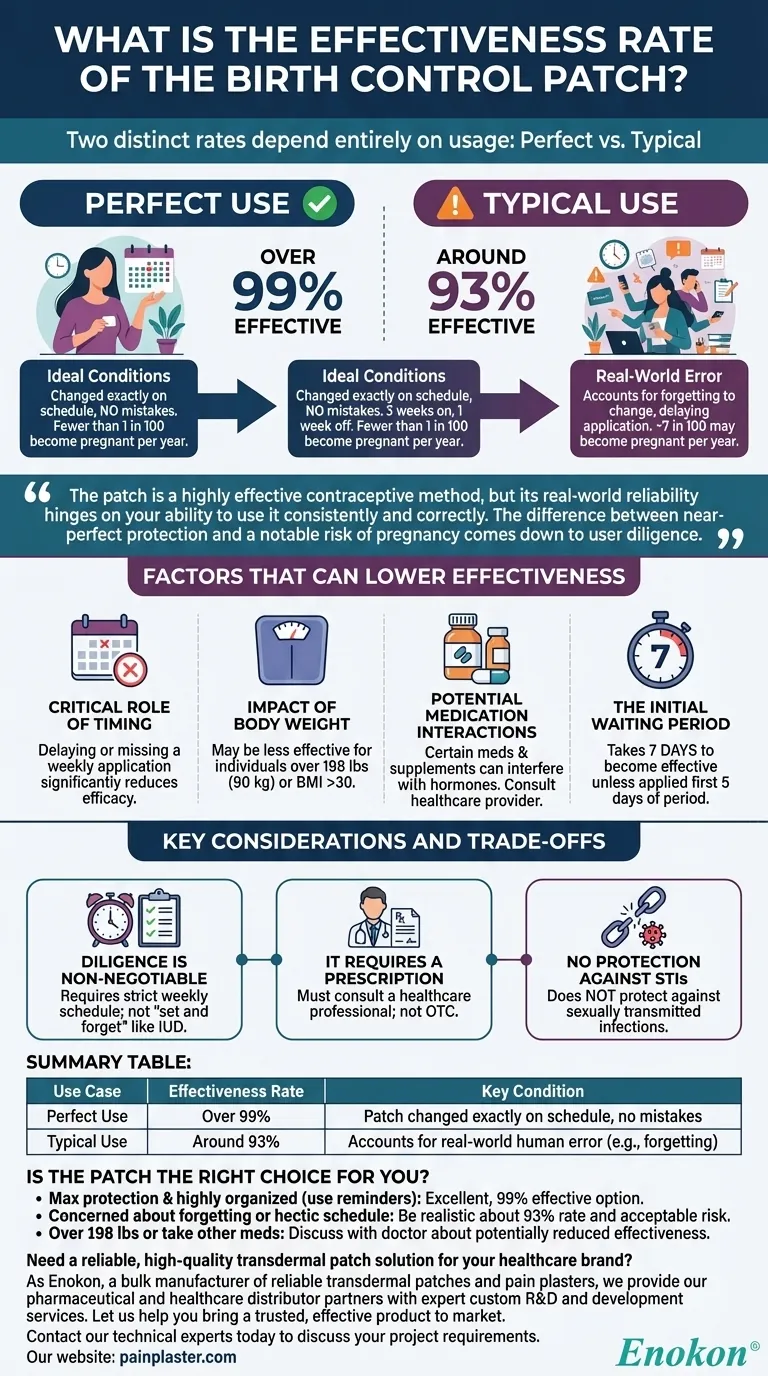 ¿Cuál es el índice de eficacia del parche anticonceptivo?Claves para una anticoncepción segura Guía Visual