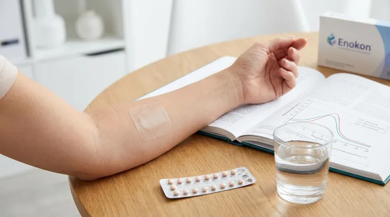 Como é que o adesivo de estrogénio se compara ao estrogénio oral em termos de eficácia?Principais diferenças explicadas