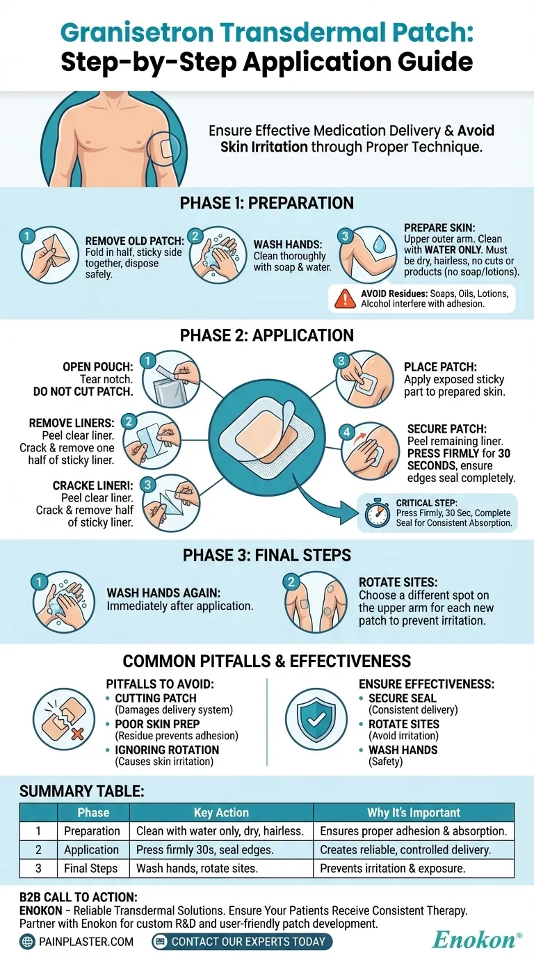 使用格拉司琼透皮贴片的步骤是什么？确保正确使用，发挥最大功效 图解指南