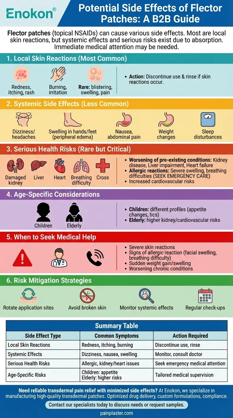 What are the potential side effects of Flector patches? Risks & Safety Guide Visual Guide