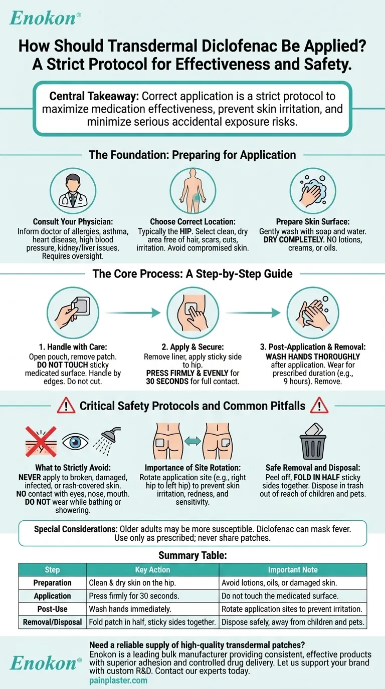 Como deve ser aplicado o diclofenac transdérmico?Melhores práticas para um alívio eficaz da dor Guia Visual