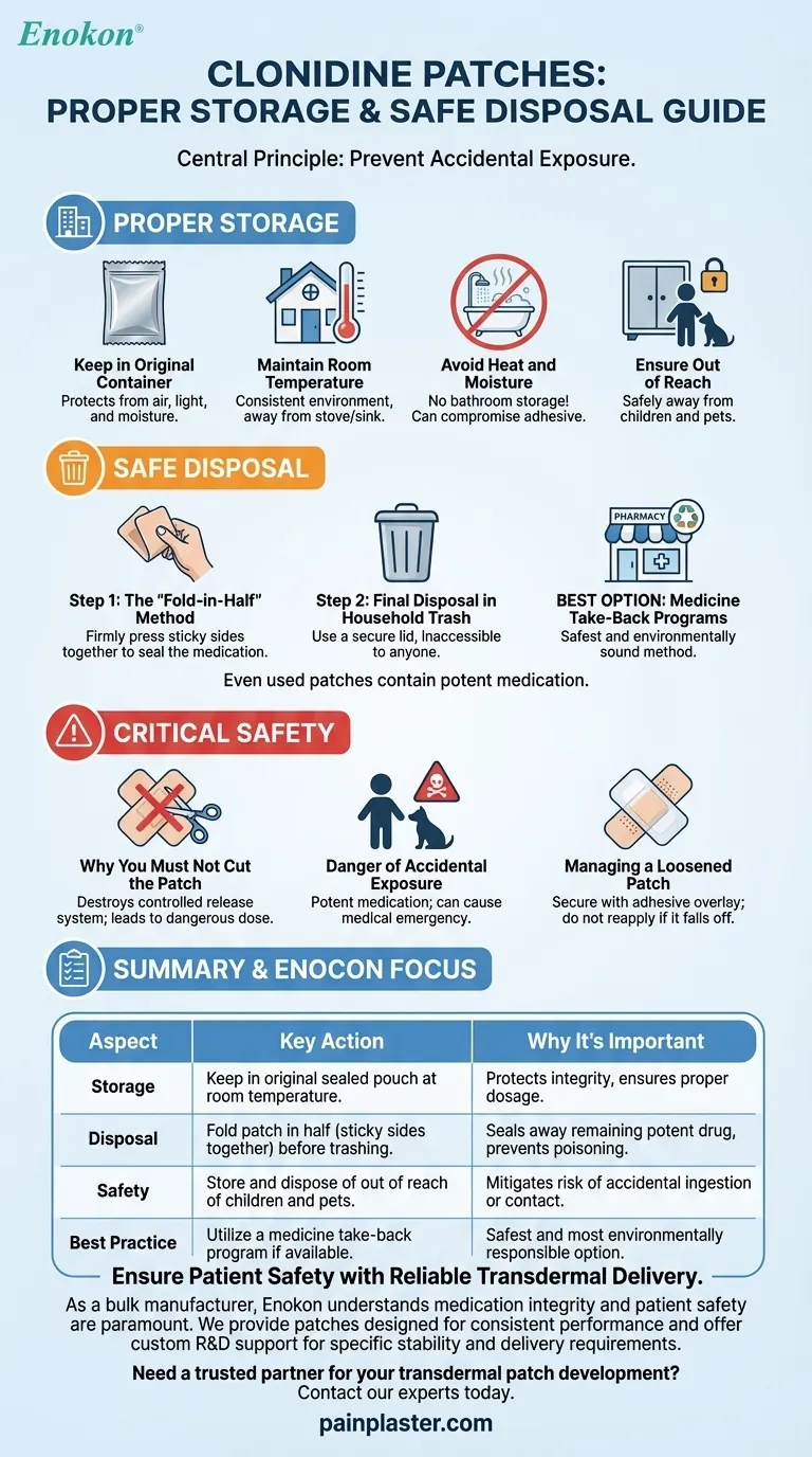 氯硝西泮贴剂应如何储存和处置？基本安全指南 图解指南