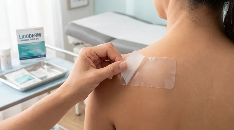 リドデルムパッチに含まれるリドカインの濃度は?疼痛緩和の主な事実