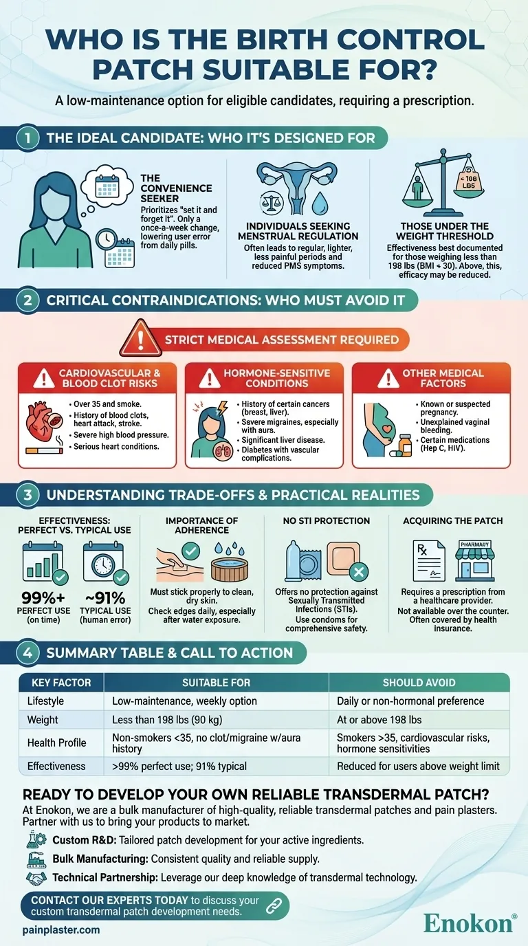 A quem se destina o adesivo contracetivo?Encontre o seu contracetivo ideal Guia Visual