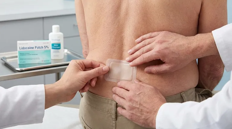 リドデルムパッチのリドカインの作用は?標的疼痛緩和の説明