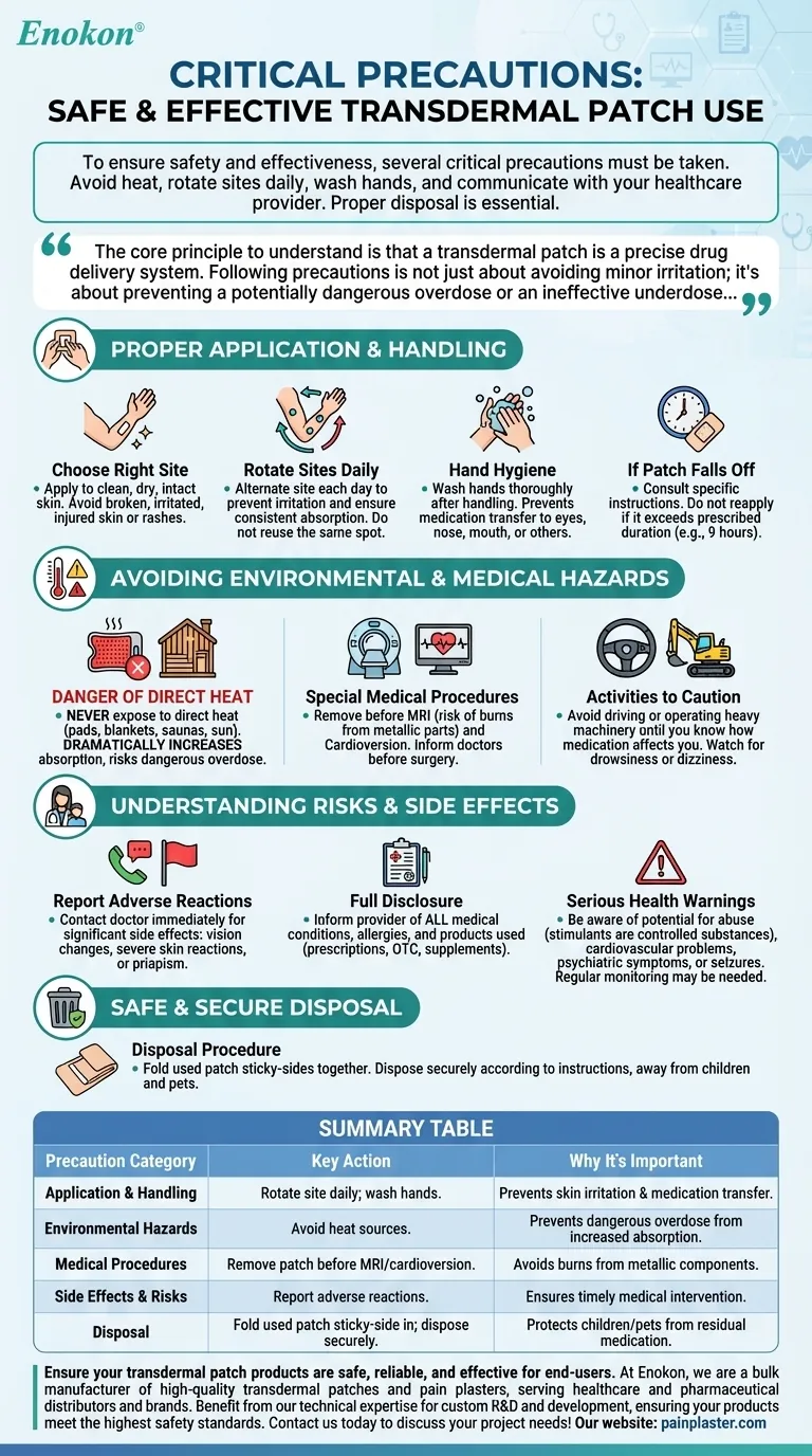 使用药贴有哪些特别注意事项？草药贴剂使用者的基本安全提示 图解指南