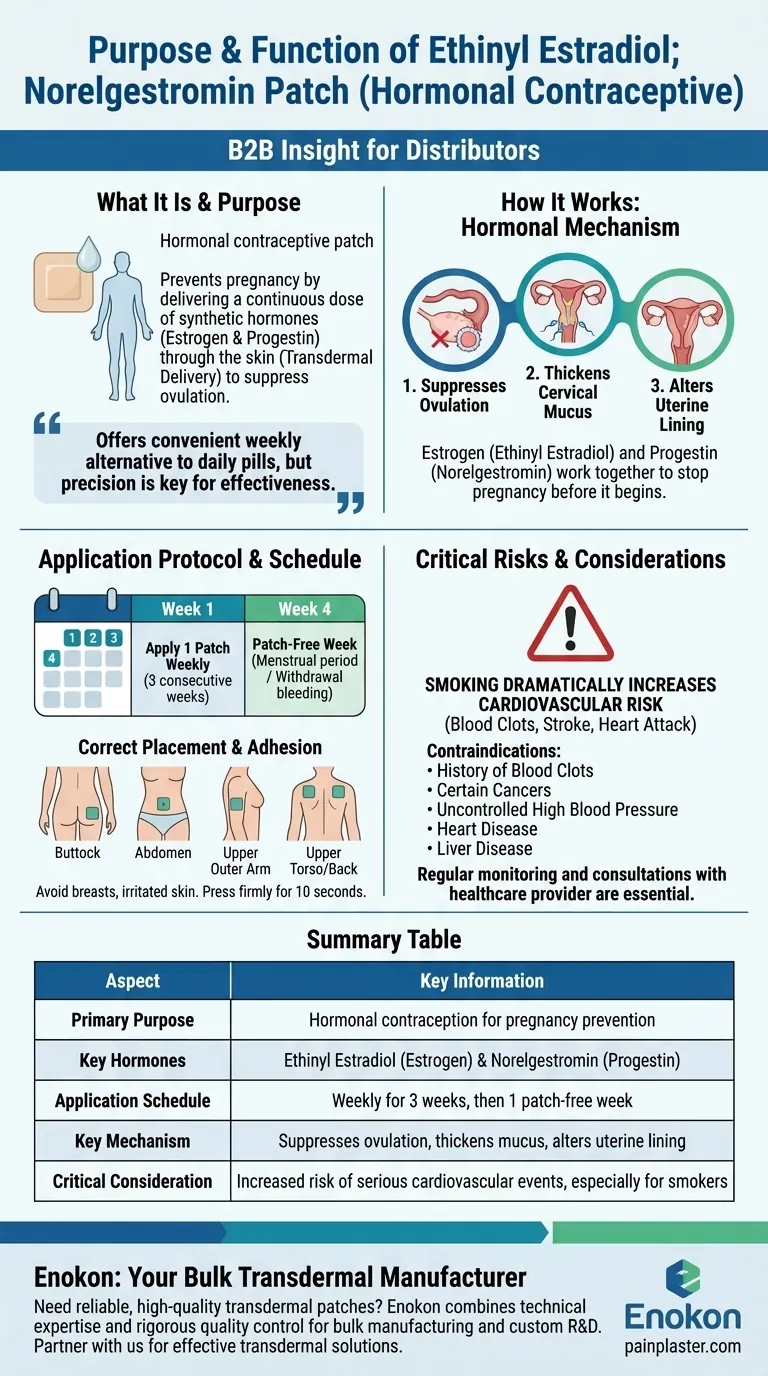 炔雌醇；炔诺酮贴片的作用是什么？荷尔蒙避孕更方便 图解指南