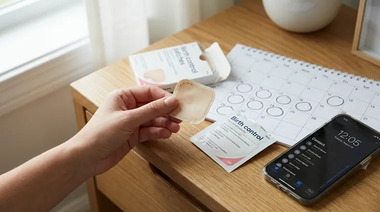 エチニルエストラジオール;ノレルゲストロミンパッチが剥がれたり紛失した場合はどうすればよいですか?避妊薬の安全性を確保するための主なステップ