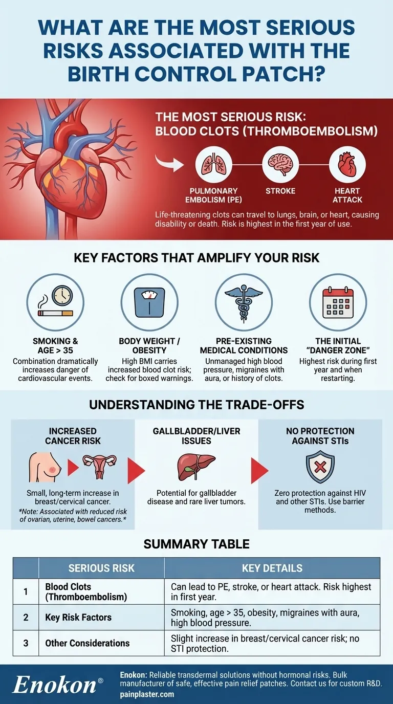 避妊パッチに伴う最も深刻なリスクとは？知っておくべき重大な健康上の危険性 ビジュアルガイド