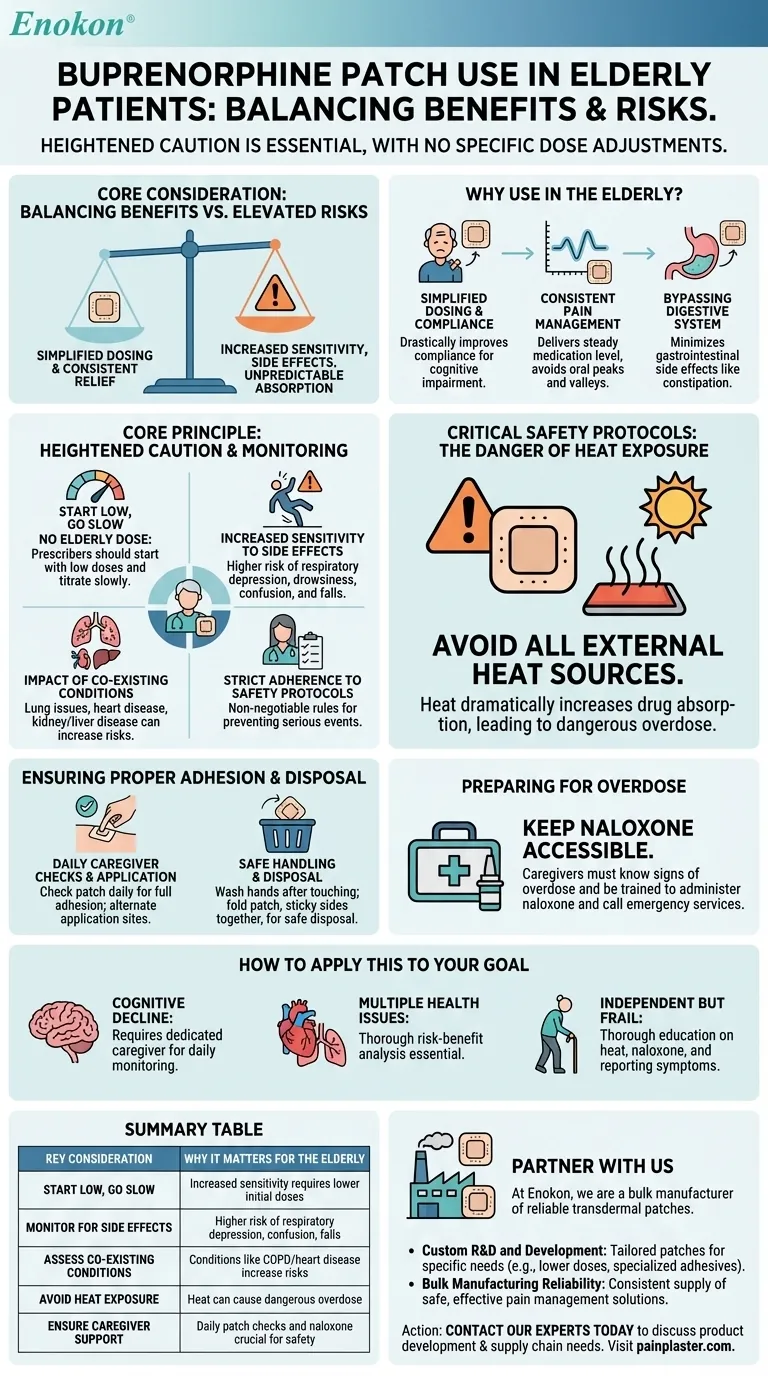 老年患者使用丁丙诺啡贴剂有哪些特殊注意事项？老年护理基本安全指南 图解指南