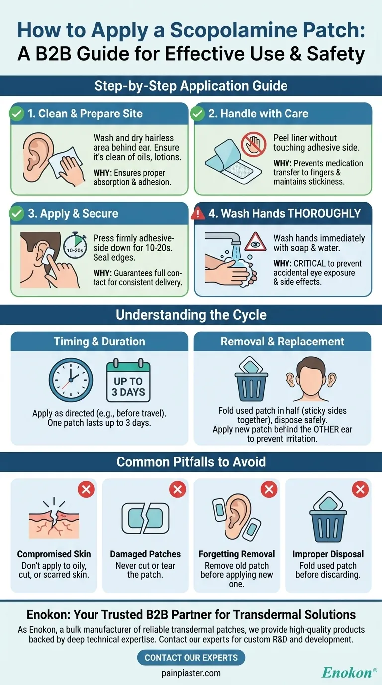 ¿Cuáles son los pasos para aplicar el parche de escopolamina?Guía completa para un uso seguro y eficaz Guía Visual