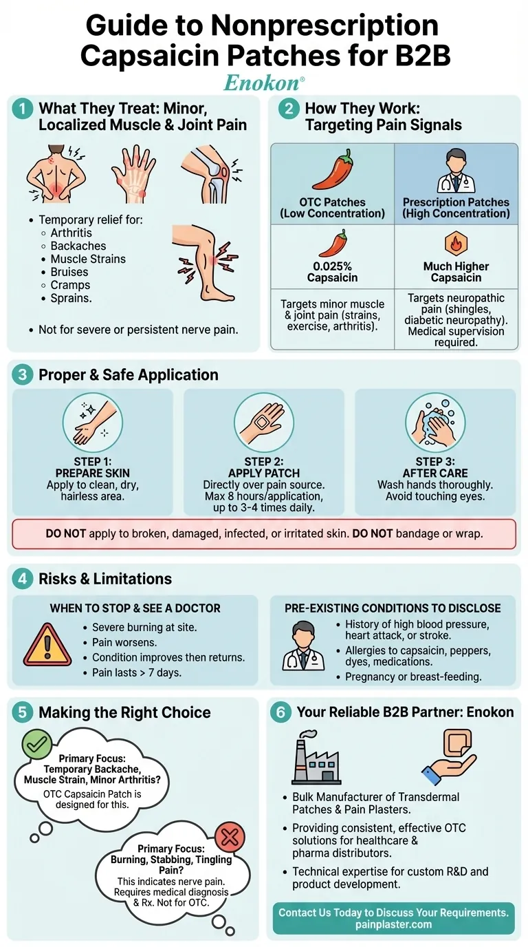 非处方类辣椒素贴片用于治疗哪些疾病？自然缓解轻微疼痛 图解指南