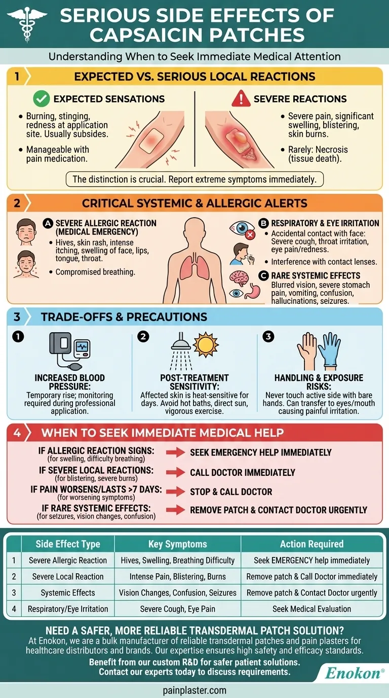 辣椒素贴片会导致哪些严重的副作用？风险与安全提示 图解指南