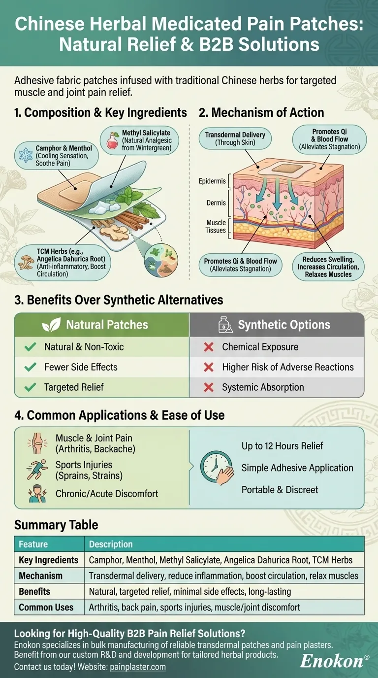 O que são os pensos medicinais chineses para a dor?Alívio natural para dores musculares e articulares Guia Visual