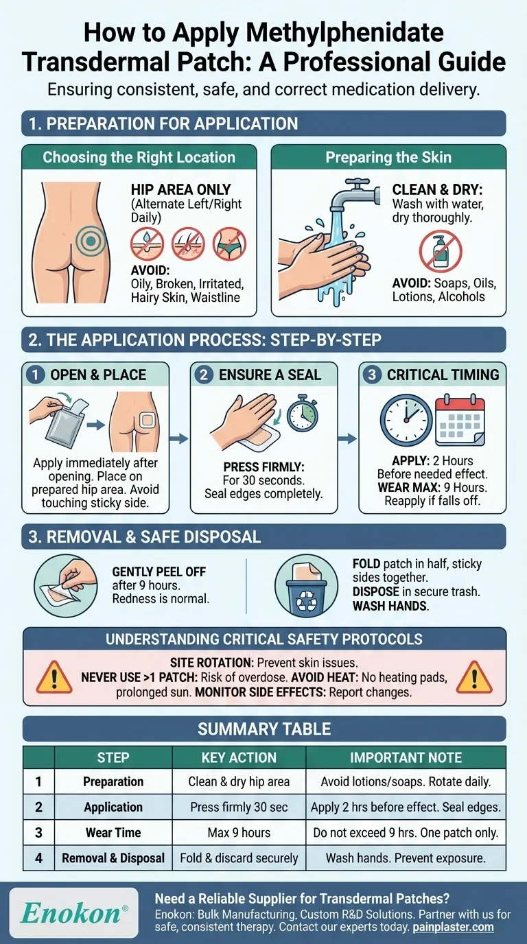 Как применять метилфенидат трансдермальный?Пошаговое руководство по безопасному и эффективному применению Визуальное руководство