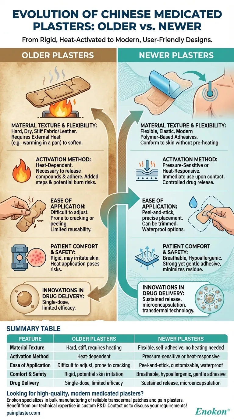 Wie unterscheiden sich ältere chinesische Arzneipflaster von neueren?Evolution in Komfort und Wirksamkeit Visuelle Anleitung